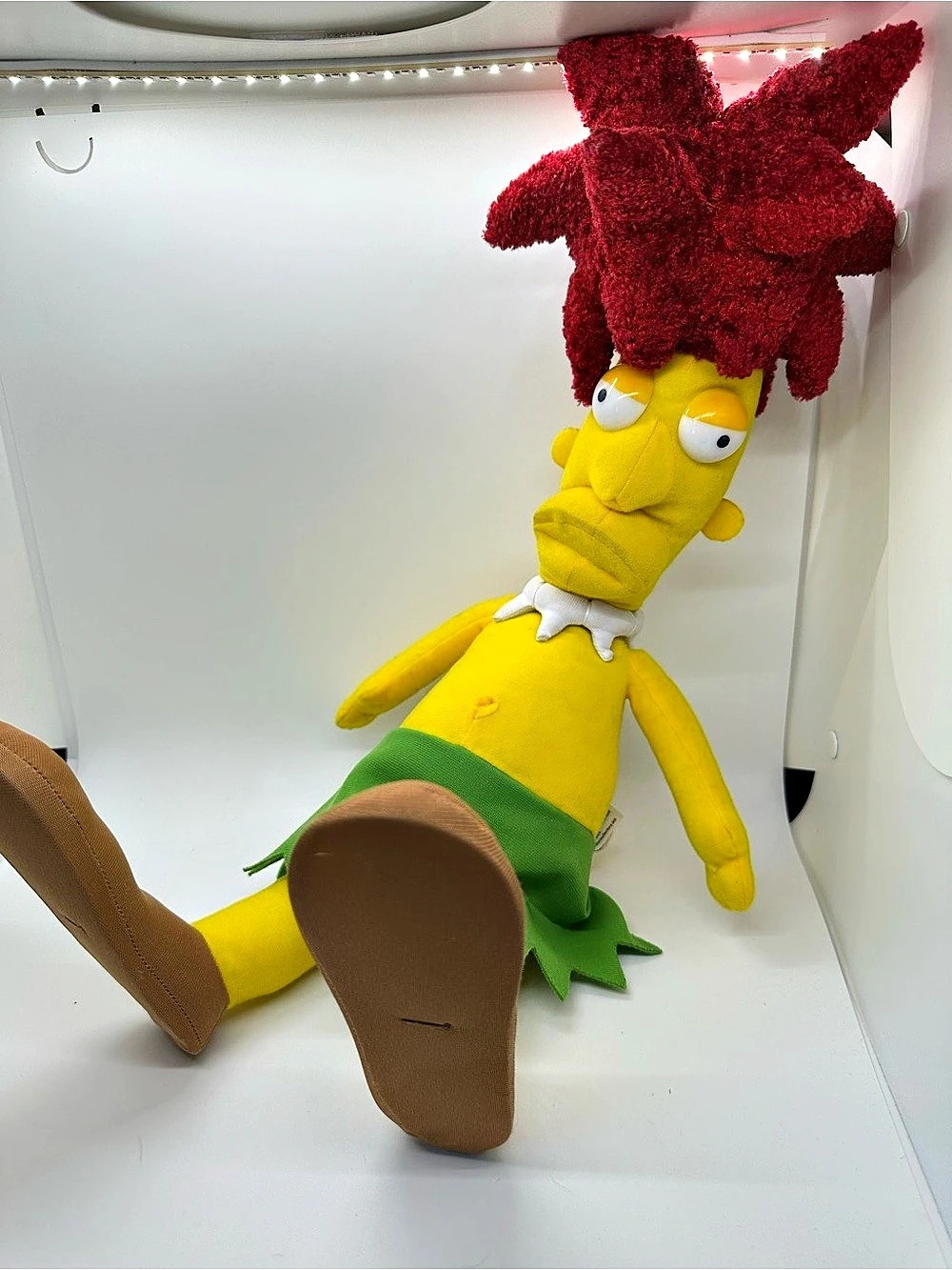 Nanco The Simpsons Sideshow Bob Plush Doll Yellow & Green